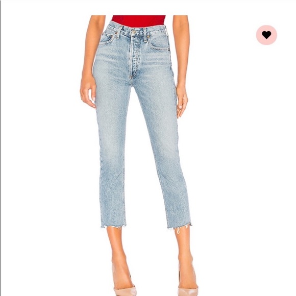 AGOLDE riley jeans in color Zephyr - Picture 5 of 5